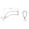 LHT CX grot 3.2 mm, zagięty, typ wkrętak