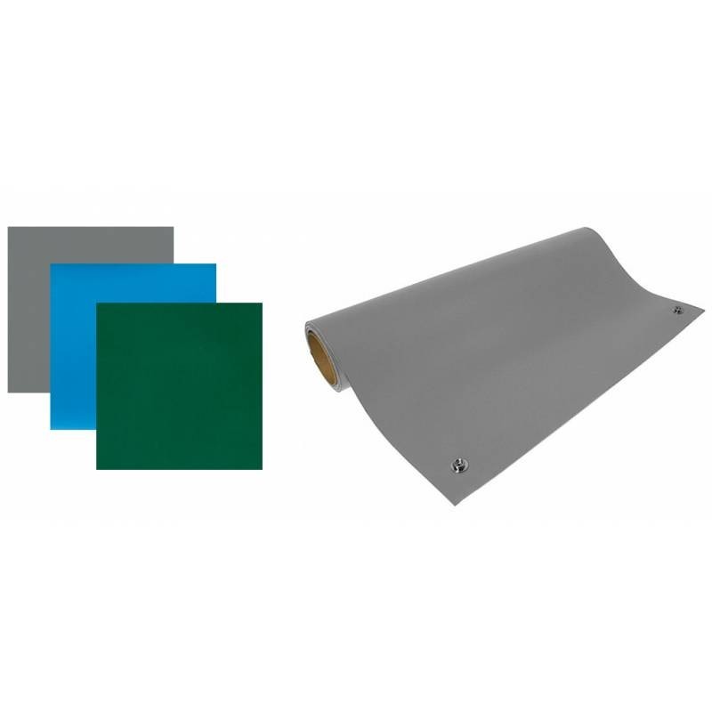 Mata na stół ESD 2-warstwowa, kolor zielony, szerokość 1200 mm Mata na stół ESD 2-warstwowa, kolor zielony, szerokość 1200 mm