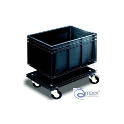 ROLLBOX 64 / 64F pzrewodzący wózek do pojemników NEWBOX 600x400