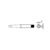 CT2 F7 grot obustronnie ścięty 10 mm - 370°C