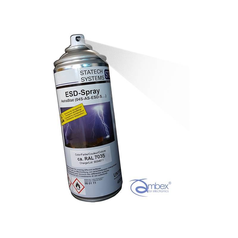 AstraStat farba ESD, spray 400 ml, RAL 7035