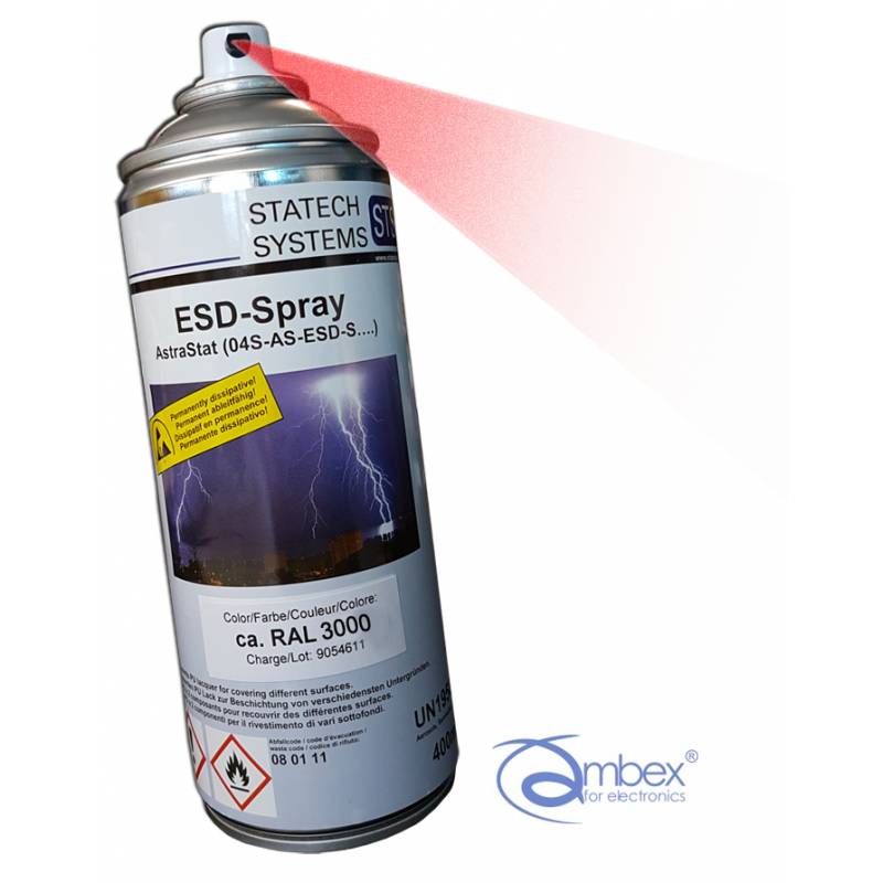 AstraStat farba ESD, spray 400 ml, RAL 3000